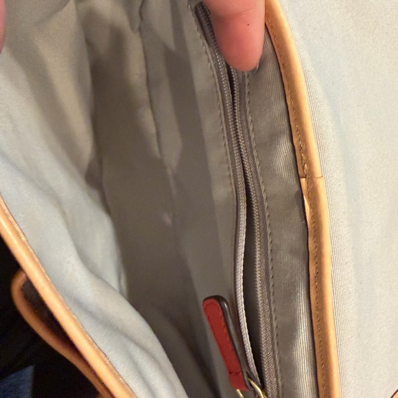 Coach Orange Embossed Crossbody Bag - Picture 5 of 10